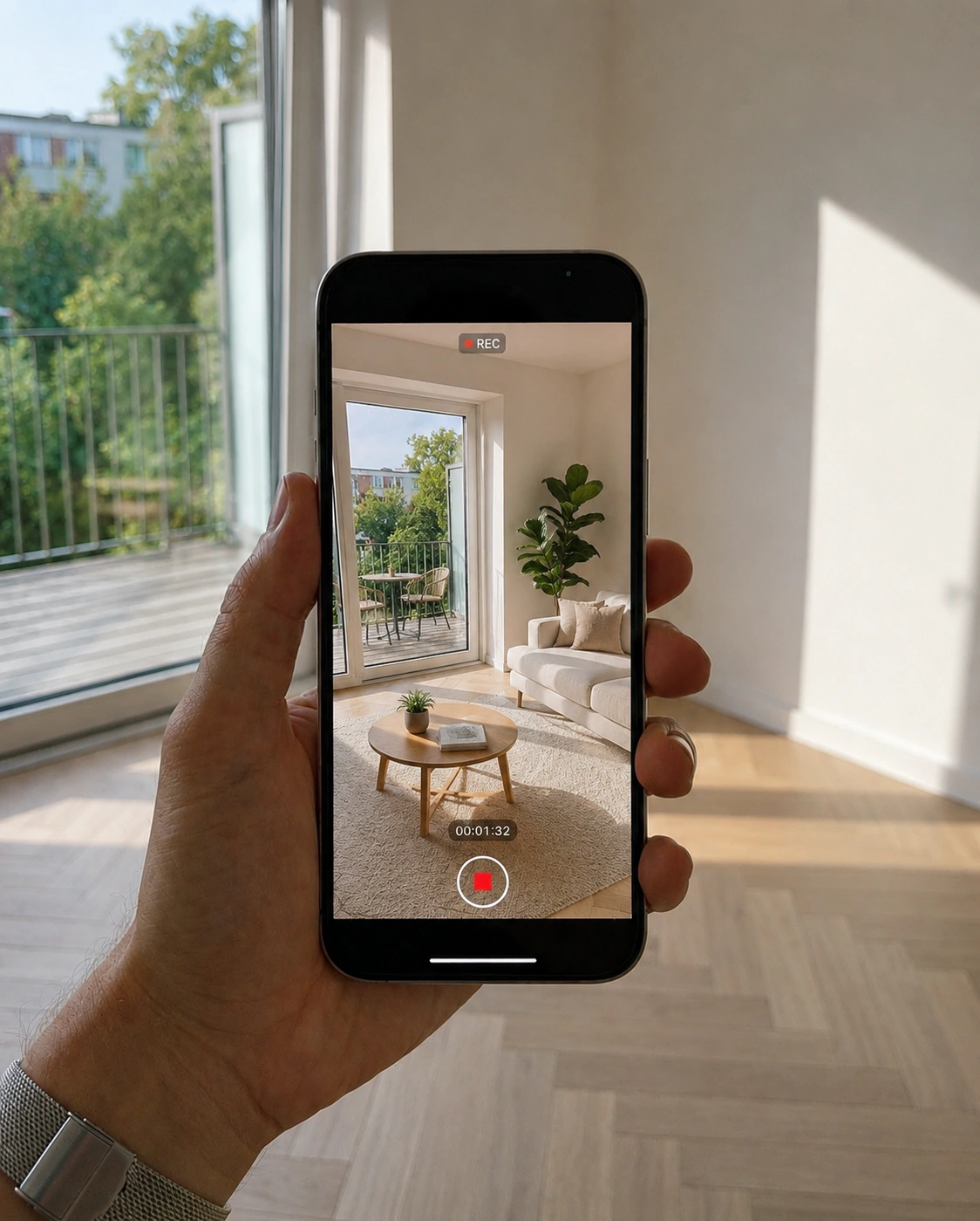 Captation smartphone d'un intérieur